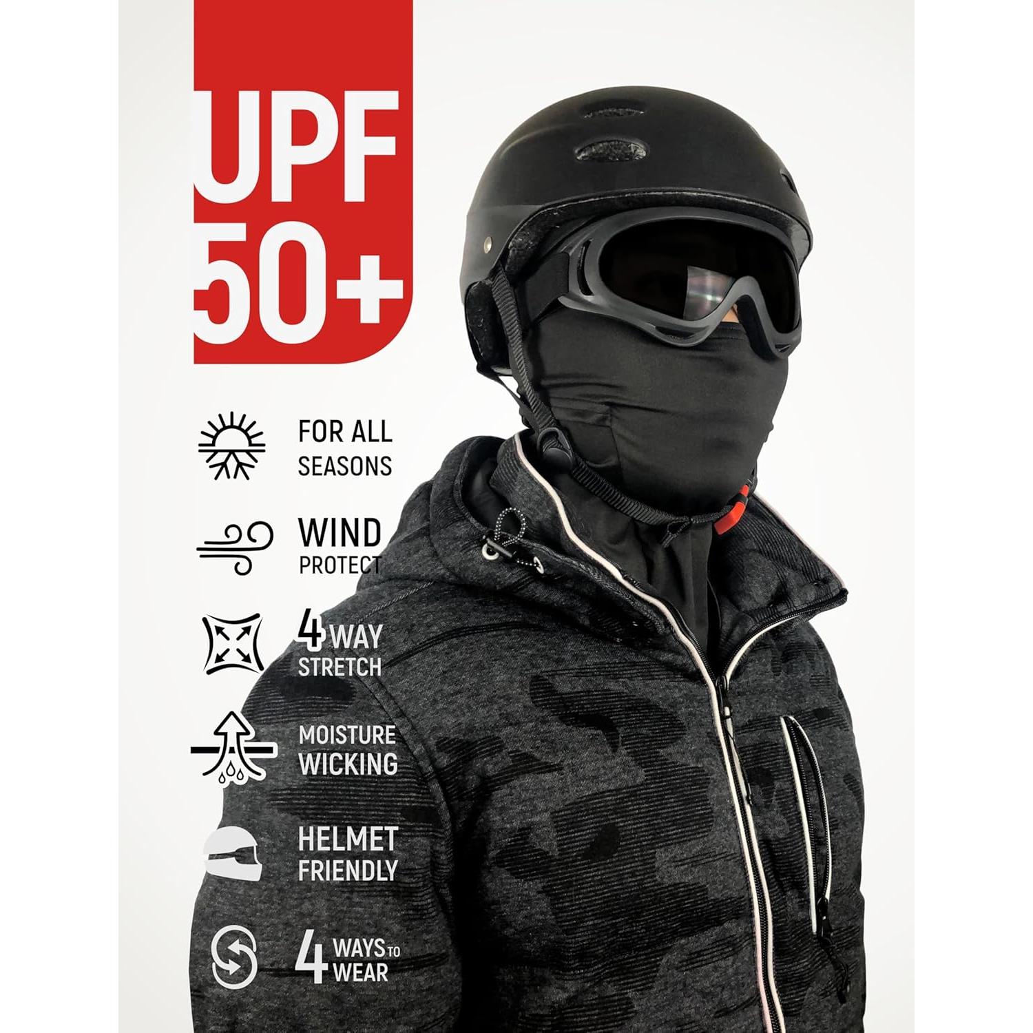 Balaclava GOT Sports UPF 50+ para Esquí y Motocicleta