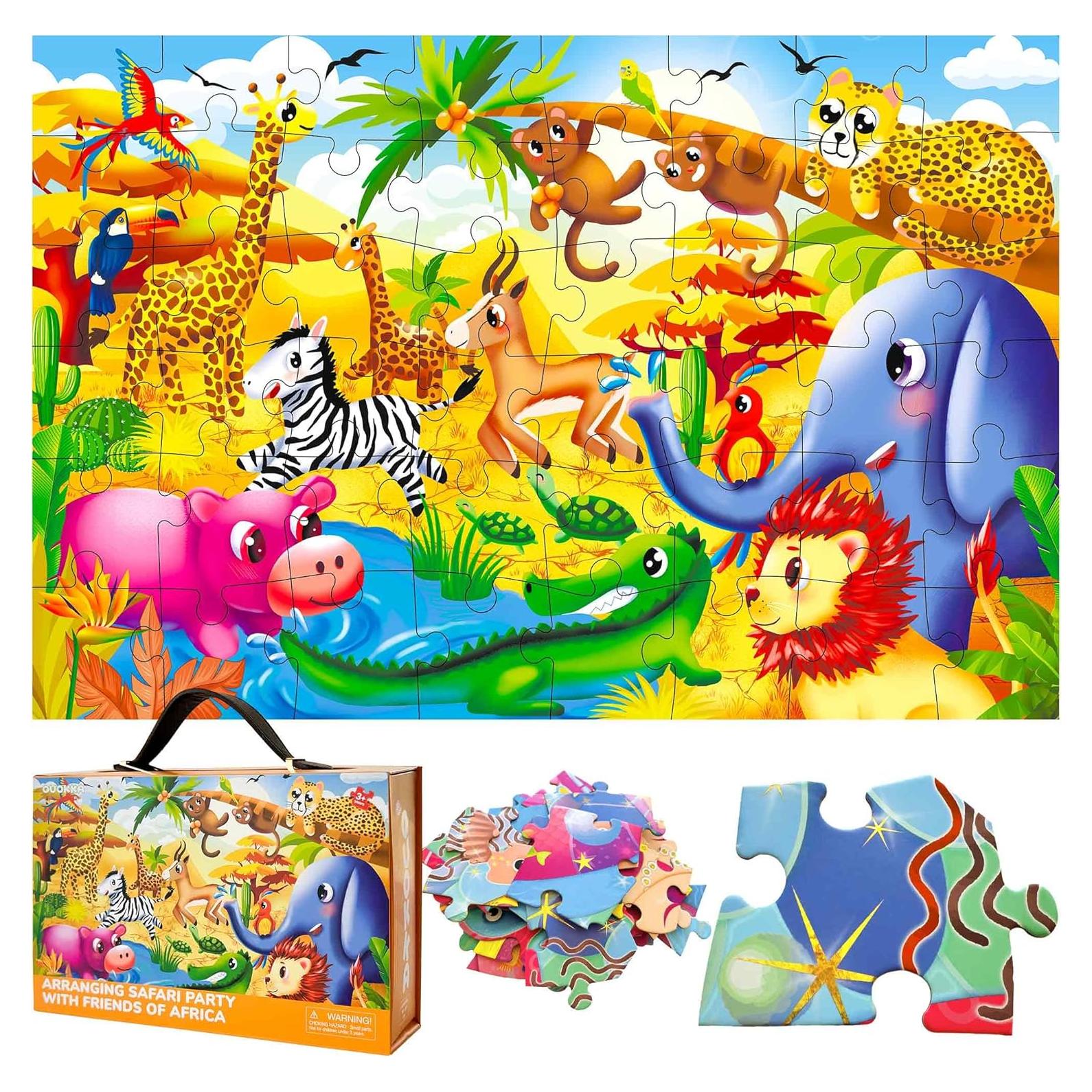 Puzzle de Suelo Gigante Quokka 2x3m para Niños 3-5 Años