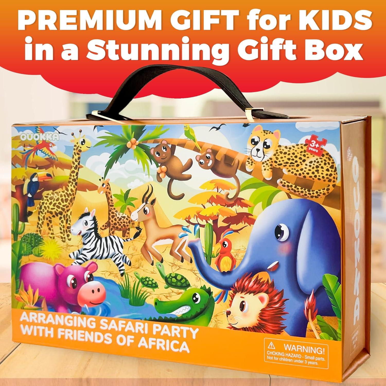 Puzzle de Suelo Gigante Quokka 2x3m para Niños 3-5 Años