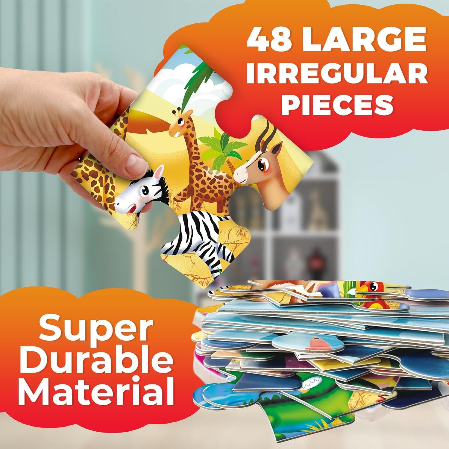 Puzzle de Suelo Gigante Quokka 2x3m para Niños 3-5 Años