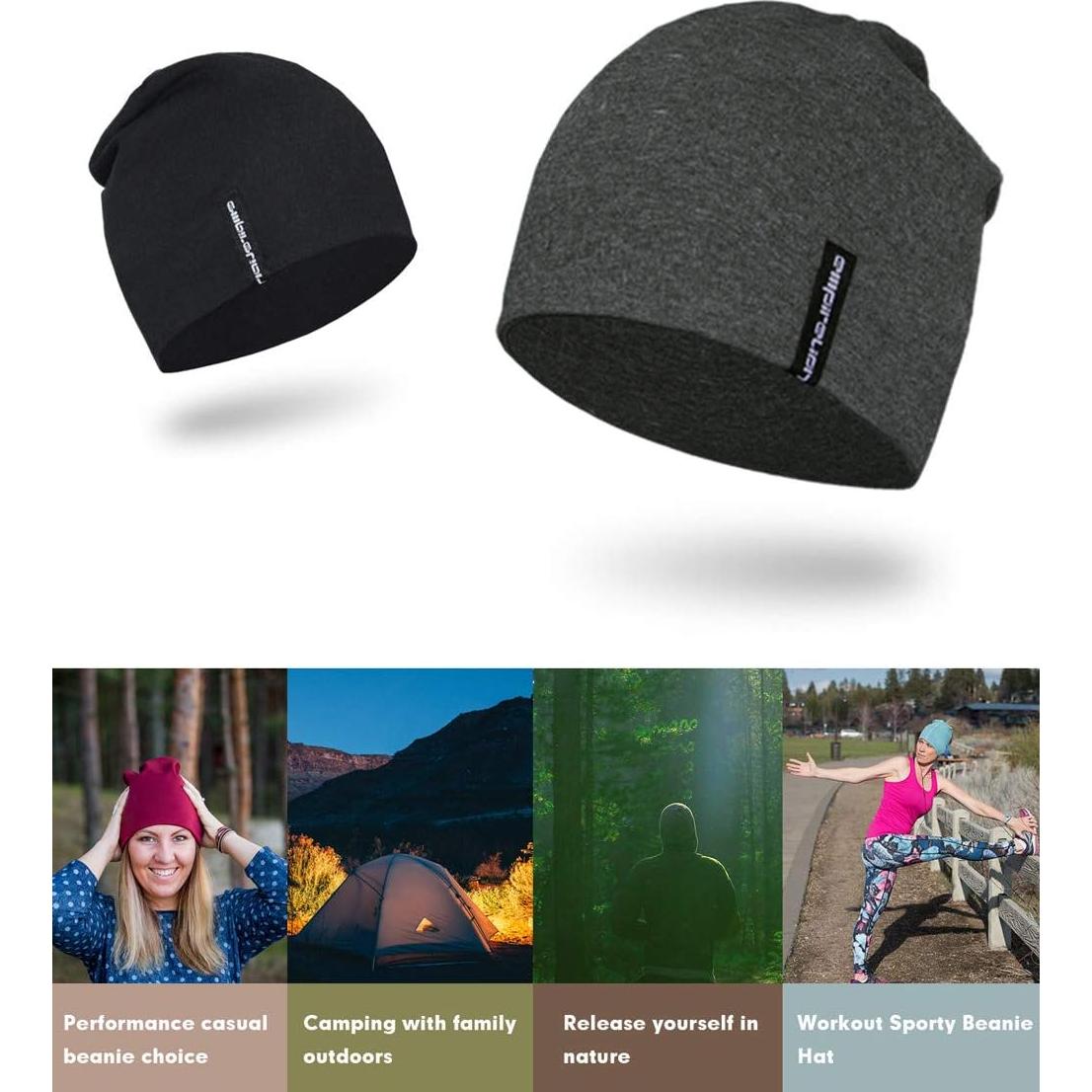 Gorro multifuncional Empirelion gris oscuro para correr