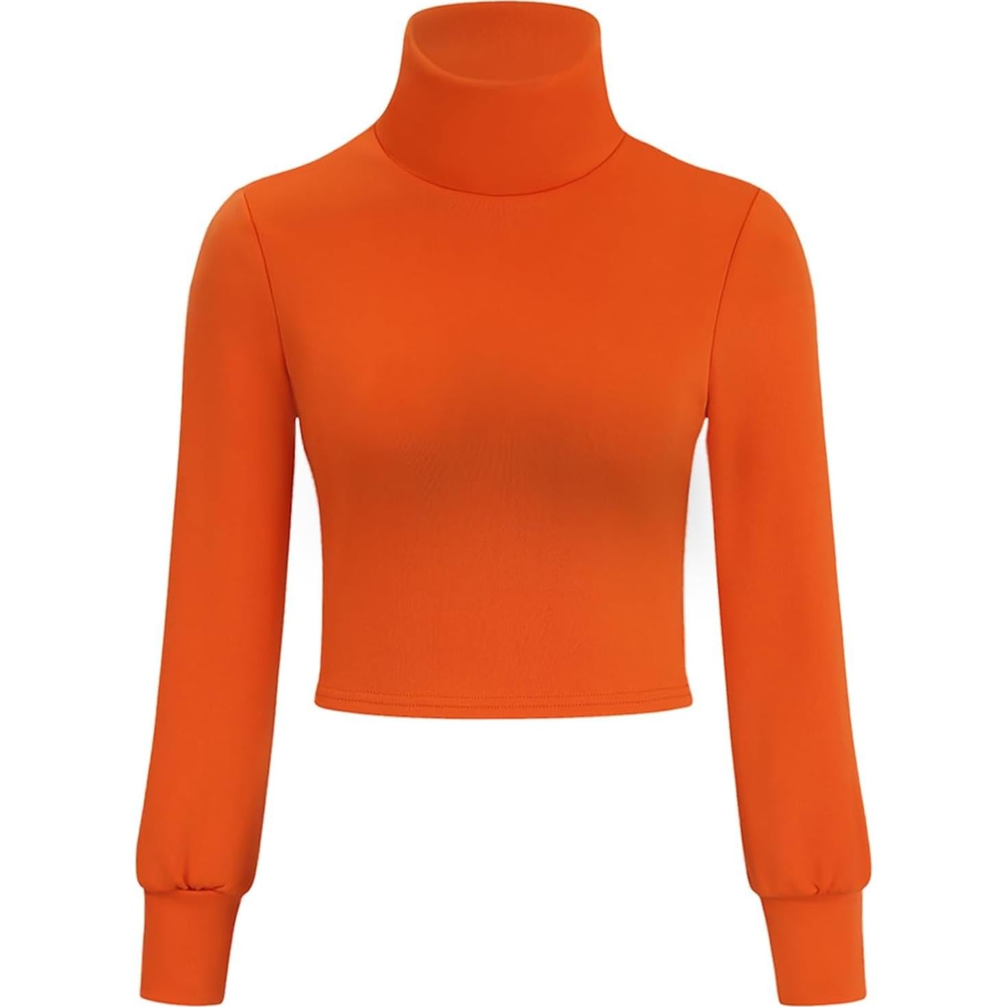 Disfraz de Velma Adulto Mosong con Top Corto y Falda Roja