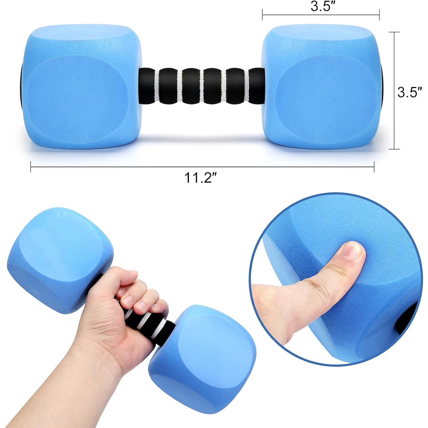 Mancuernas de Agua Outamateur 2Pack EVA 26.9x8.9cm Azul