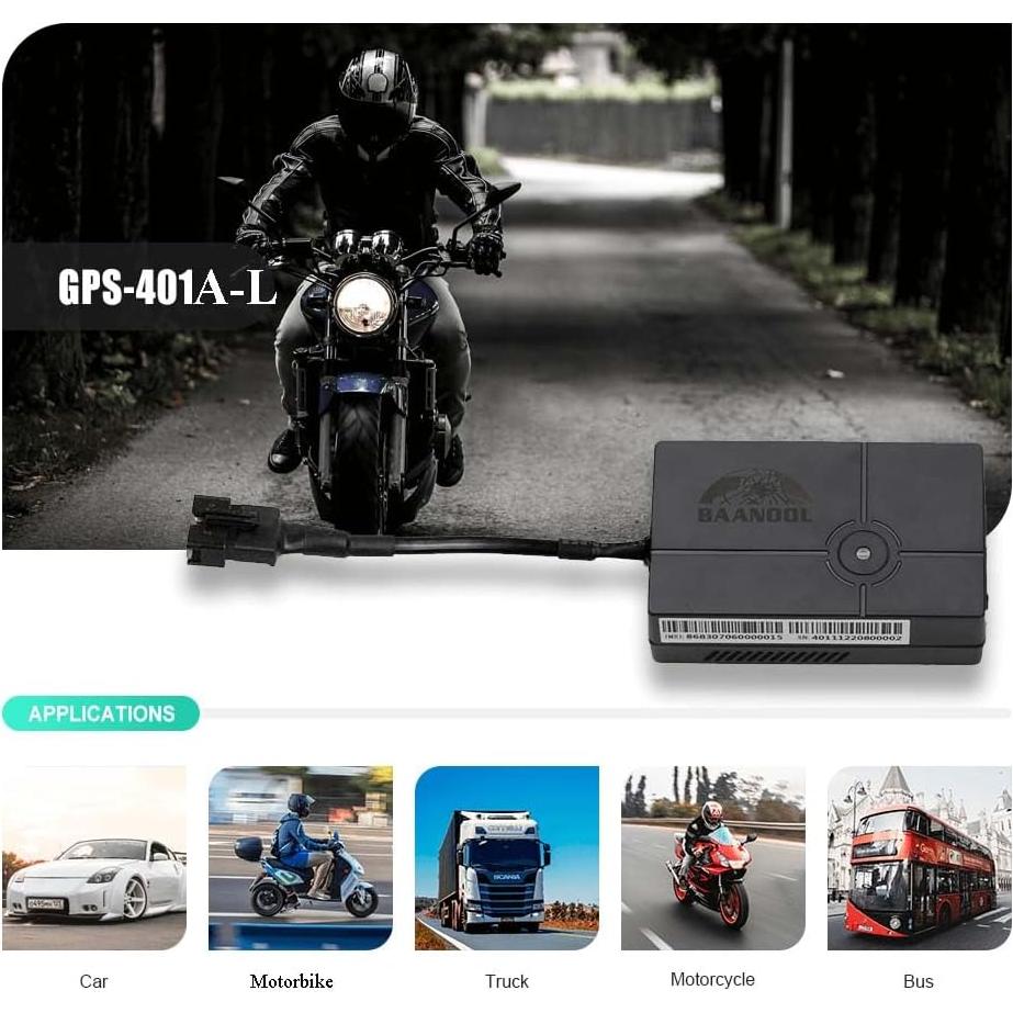 Rastreador GPS 4G BAANOOL BN-401A-L Vehículos Latinoamérica