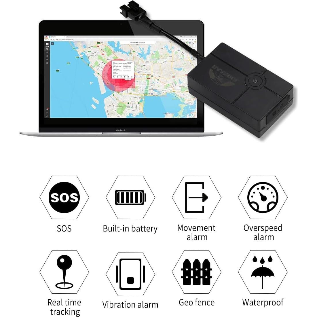 Rastreador GPS 4G BAANOOL BN-401A-L Vehículos Latinoamérica