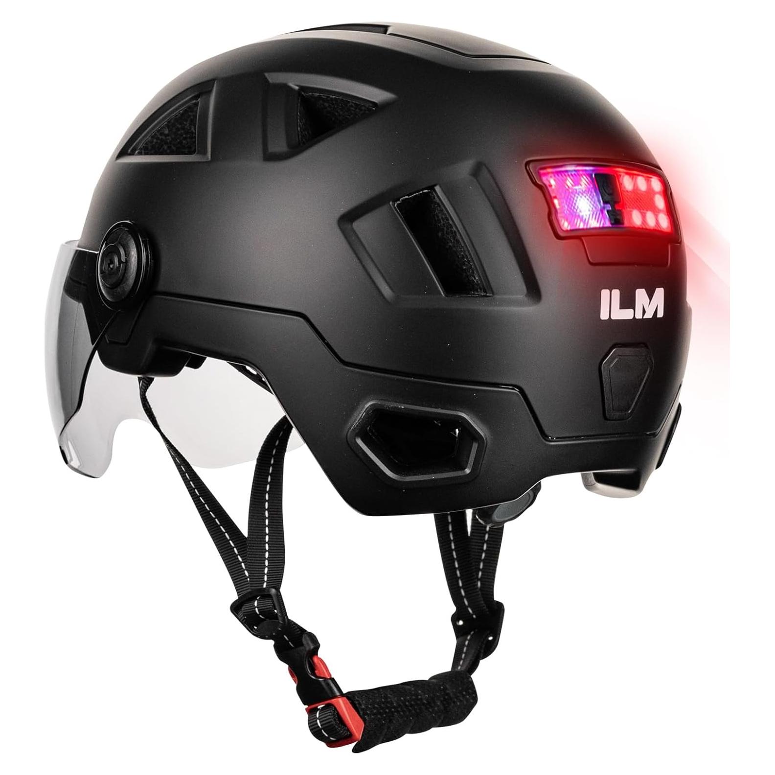 Casco de Bicicleta ILM E3-12LS Bluetooth Gris XXL
