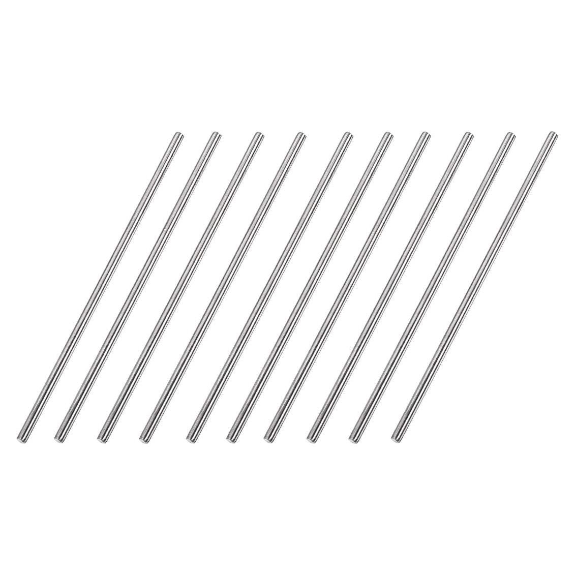 Varilla Redonda Sólida Acero Inoxidable 304 Uxcell 3mm x 100mm - 10pcs