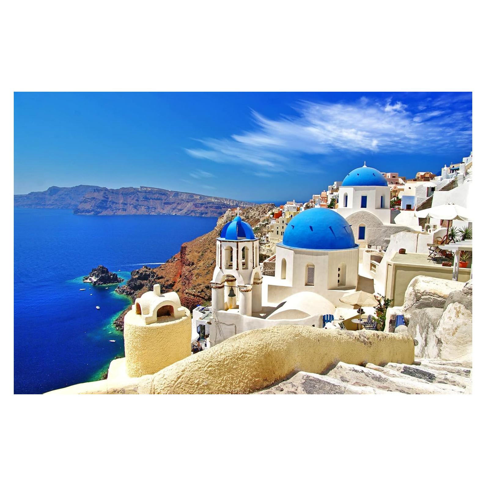 Rompecabezas 1000 Piezas CHengQiSM Mar Egeo Santorini