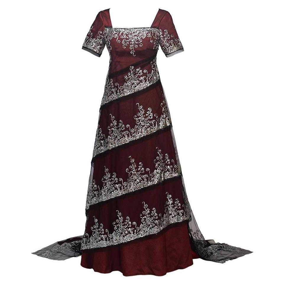 Disfraz de Cosplay Rose Titanic Rojo DeWitt Bukater Mujer