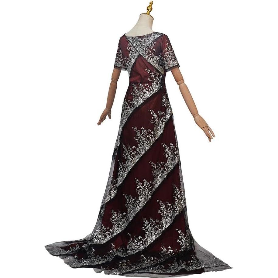 Disfraz de Cosplay Rose Titanic Rojo DeWitt Bukater Mujer