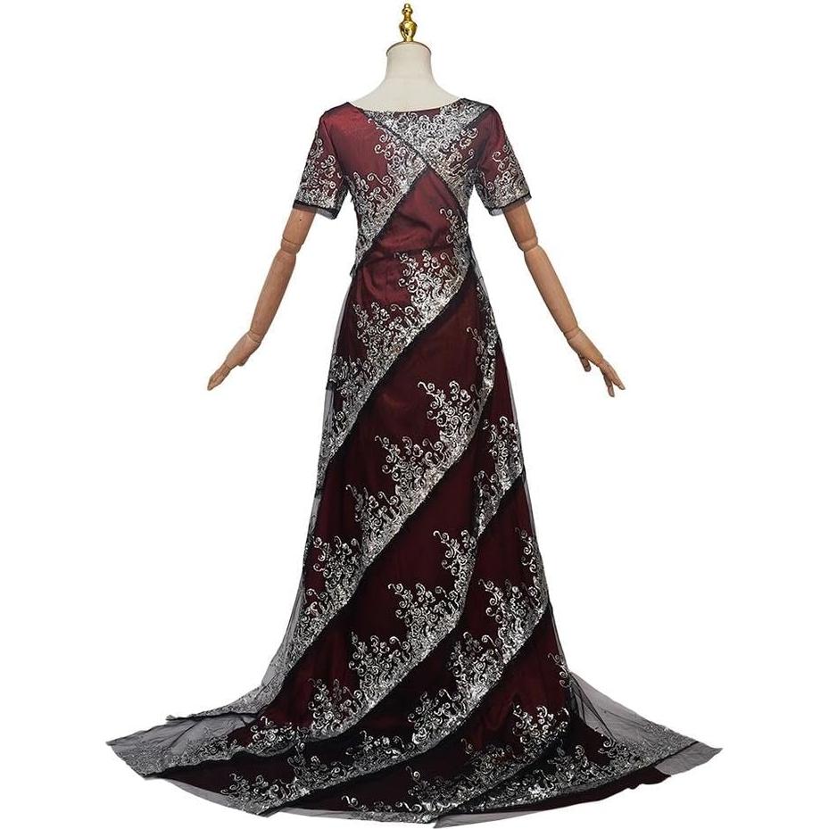 Disfraz de Cosplay Rose Titanic Rojo DeWitt Bukater Mujer