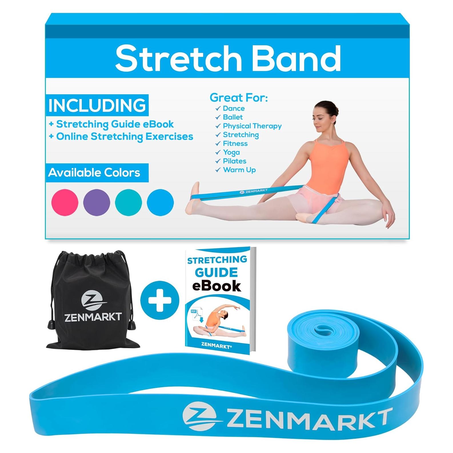 Banda de Estiramiento Zenmarkt para Flexibilidad y Fuerza - Goma Natural