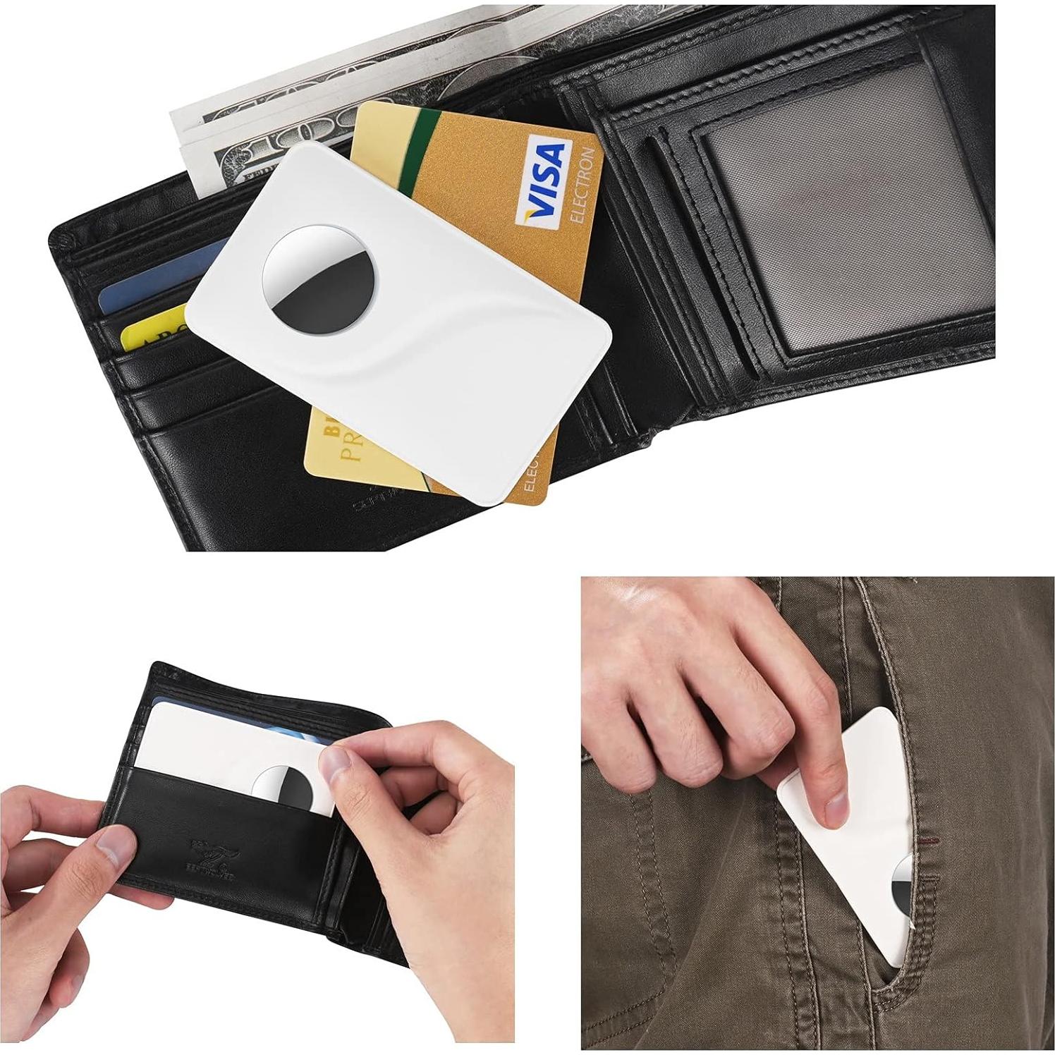 Funda de Tarjeta para Apple AirTag WAYMASTER 2PCS Delgado