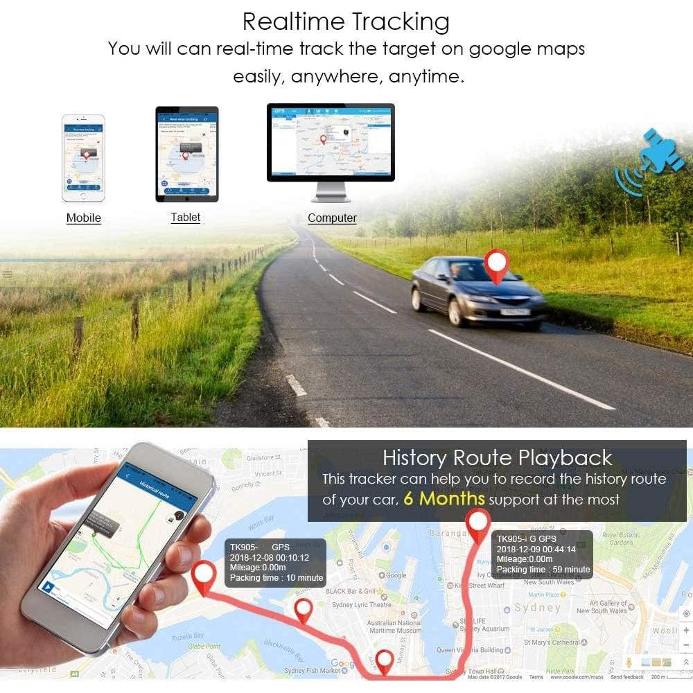 Rastreador GPS 4G TKSTAR TK905 Magnético para Vehículos