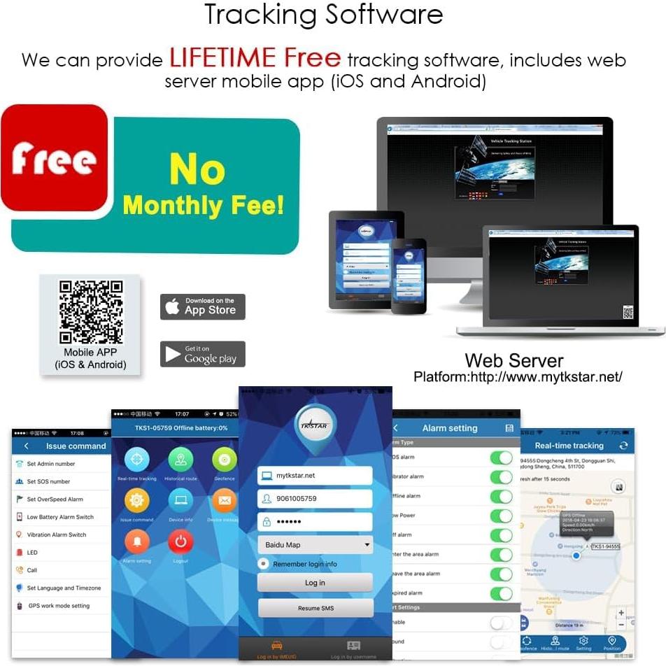 Rastreador GPS 4G TKSTAR TK905 Magnético para Vehículos