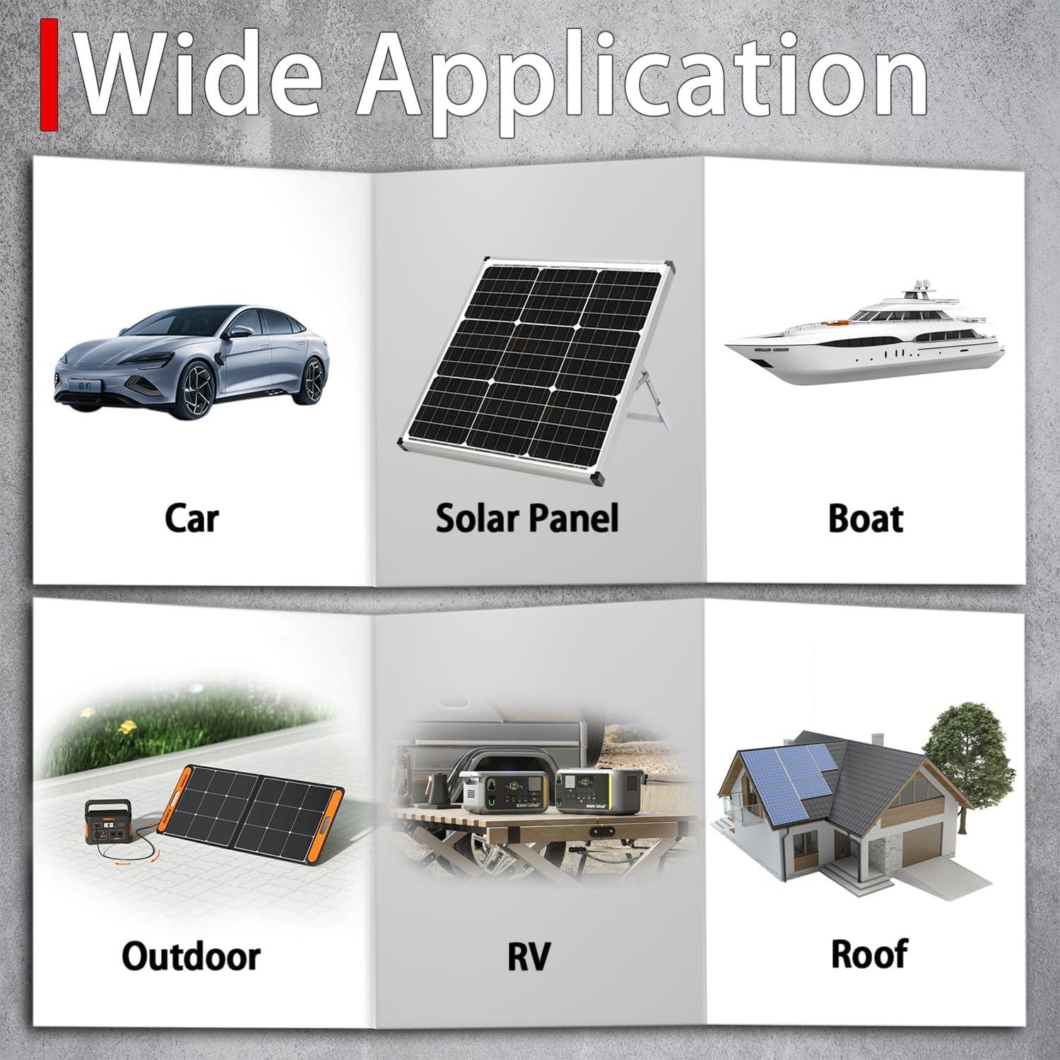 Adaptador SAE a DC 8mm hembra 1.8m COMeap para panel solar