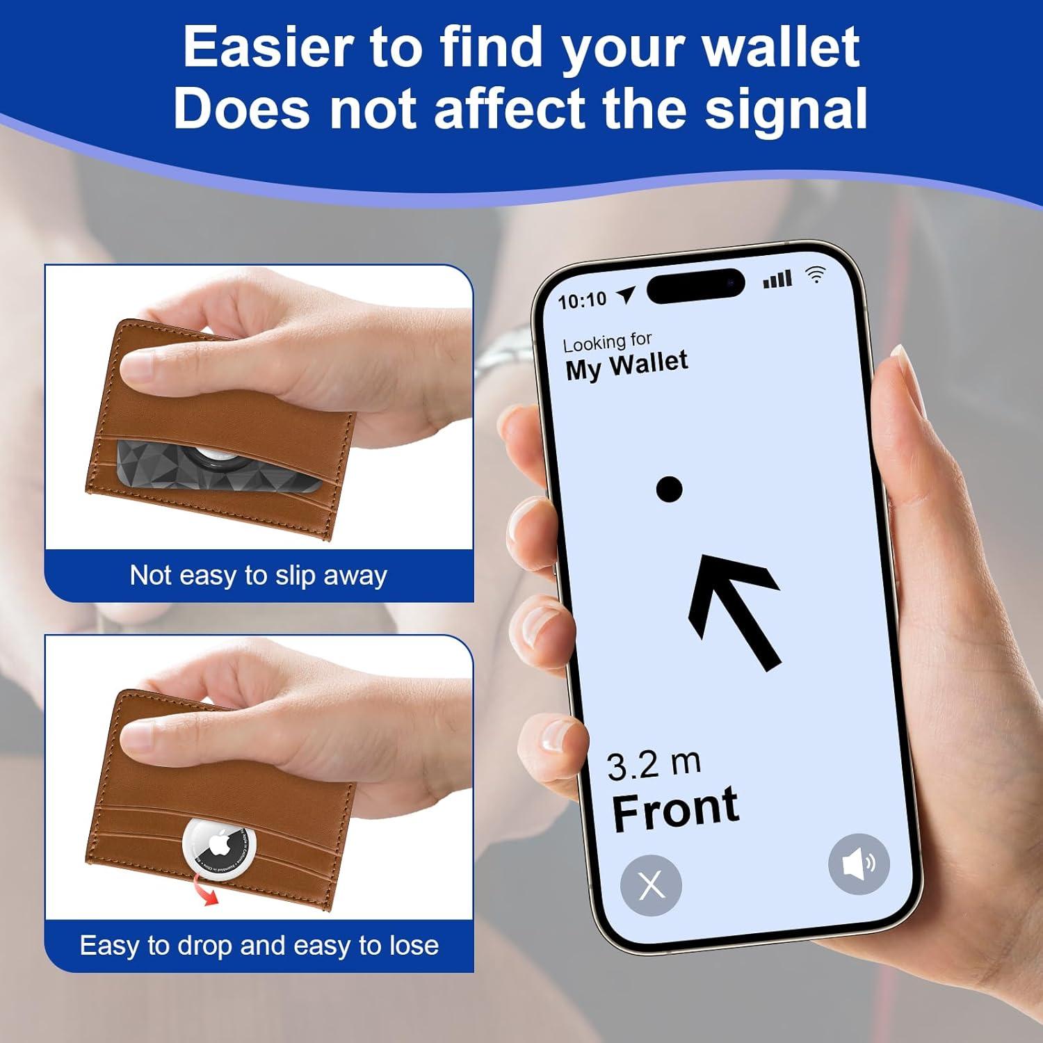 Soporte Ultra Delgado para Airtag Jawmug - Estuche Negro