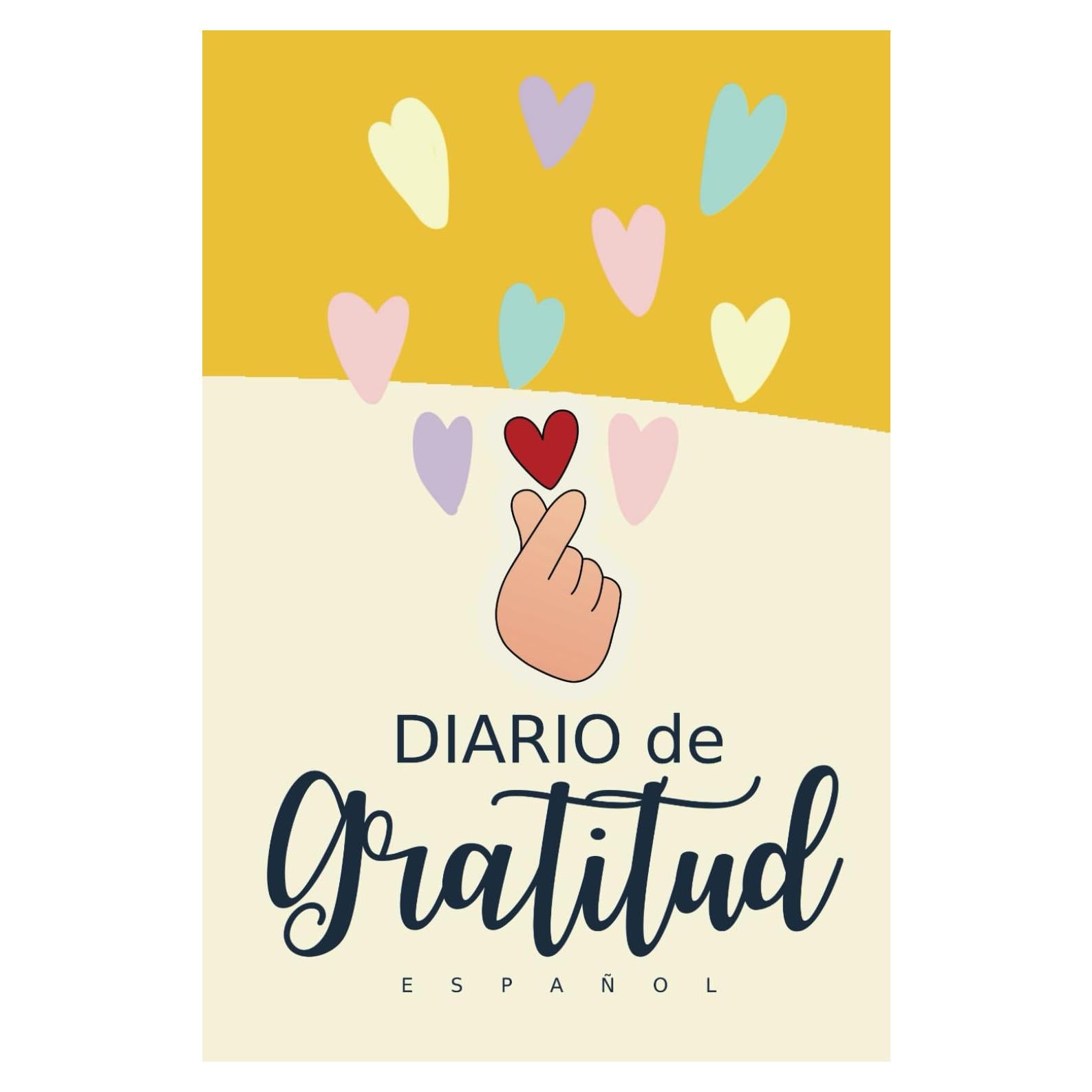 Diario de Gratitud en Español - 108 Páginas Tapa Blanda