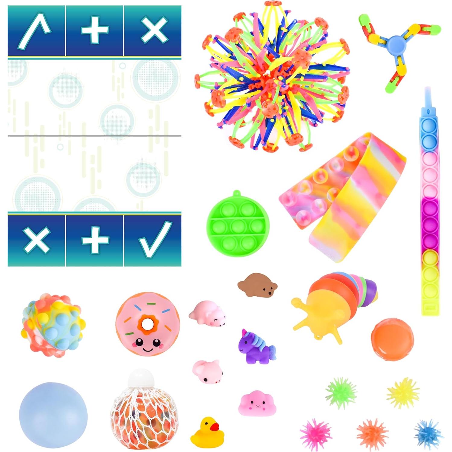 Caja de Fidget 24 Piezas Sunny Days - Juguetes Sensoriales