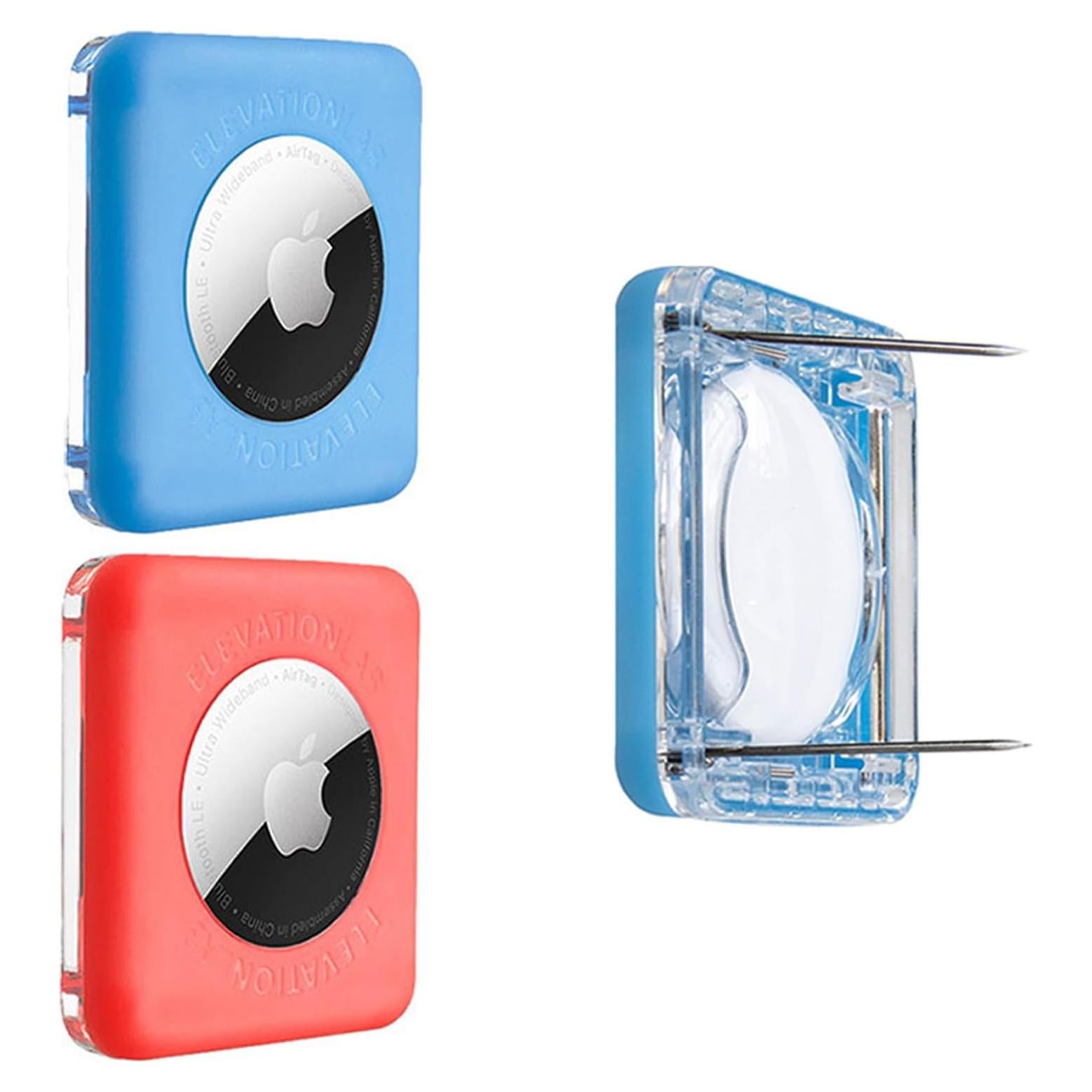 Soporte AirTag Elevation Lab TagVault Doble Pin Seguridad - 2 Unidades