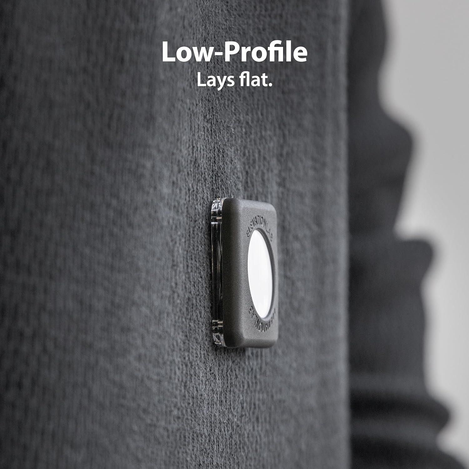 Soporte AirTag Elevation Lab TagVault Doble Pin Seguridad - 2 Unidades