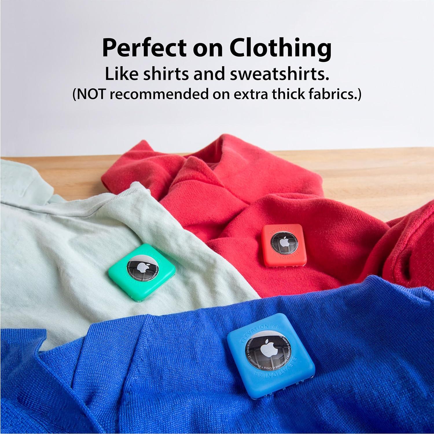 Soporte AirTag Elevation Lab TagVault Doble Pin Seguridad - 2 Unidades