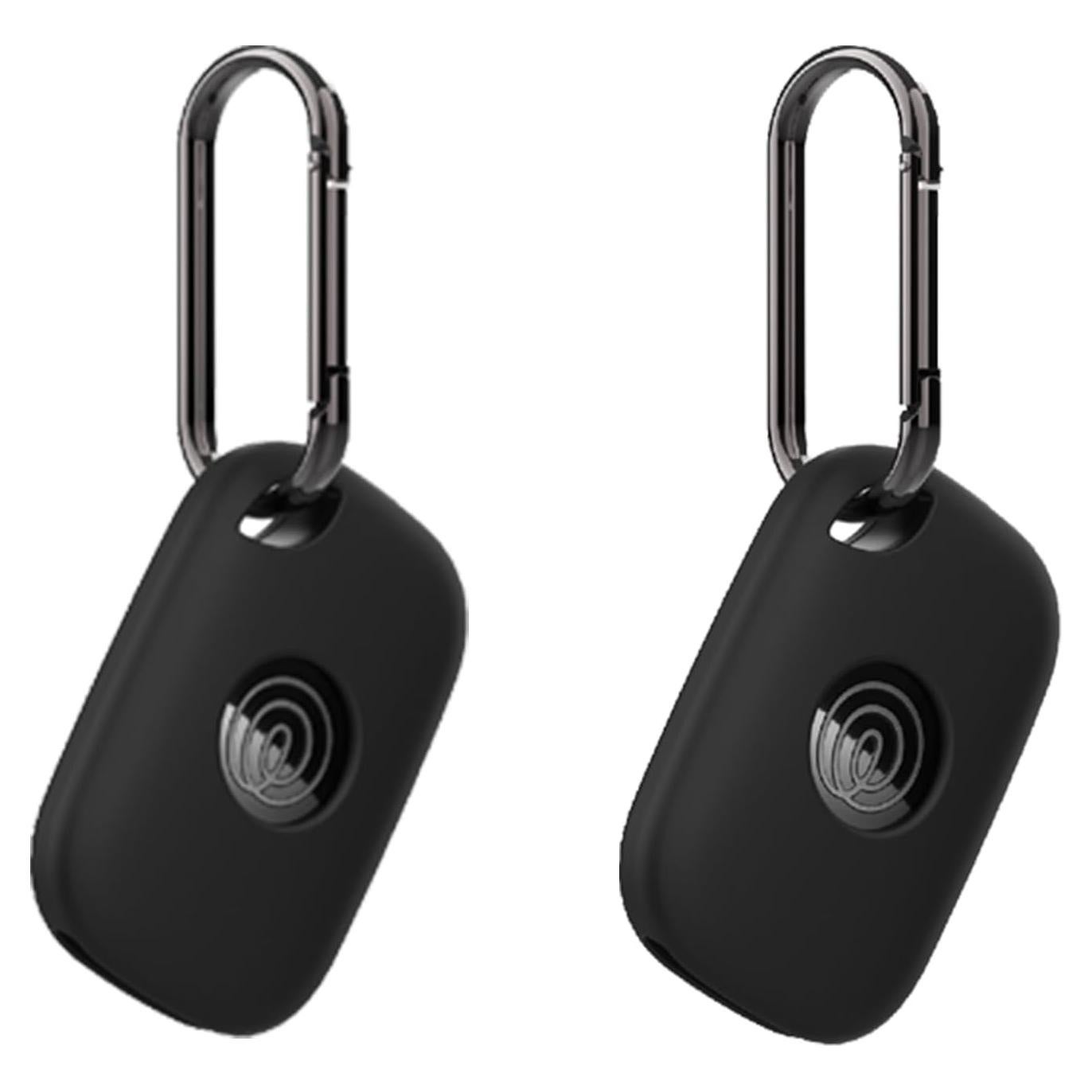 Funda de Silicona para Tile Life360 Pro 2024 - 2 Piezas Negra