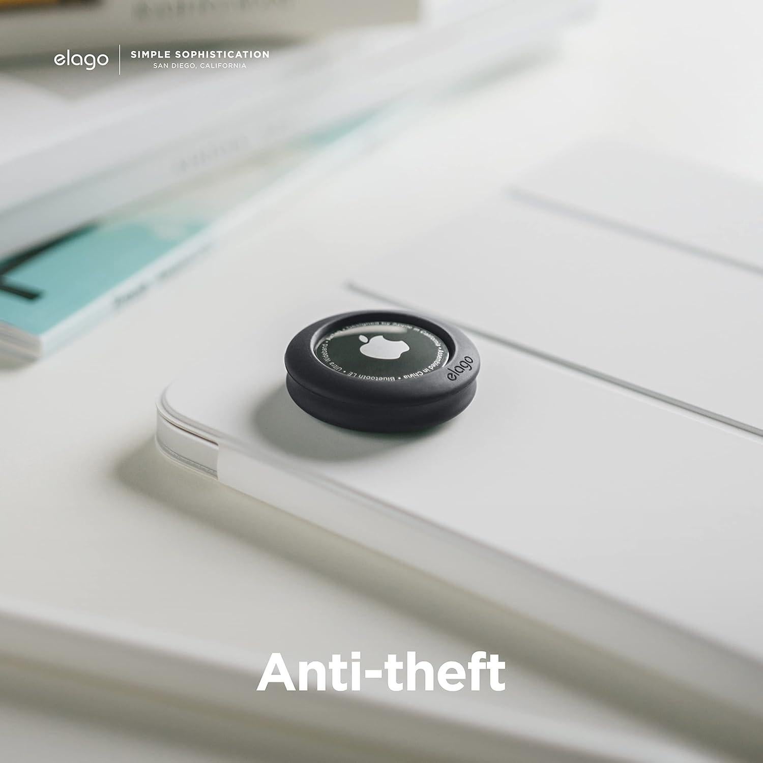 Almohadilla de Silicona elago EATPAD para Apple AirTag - Negro