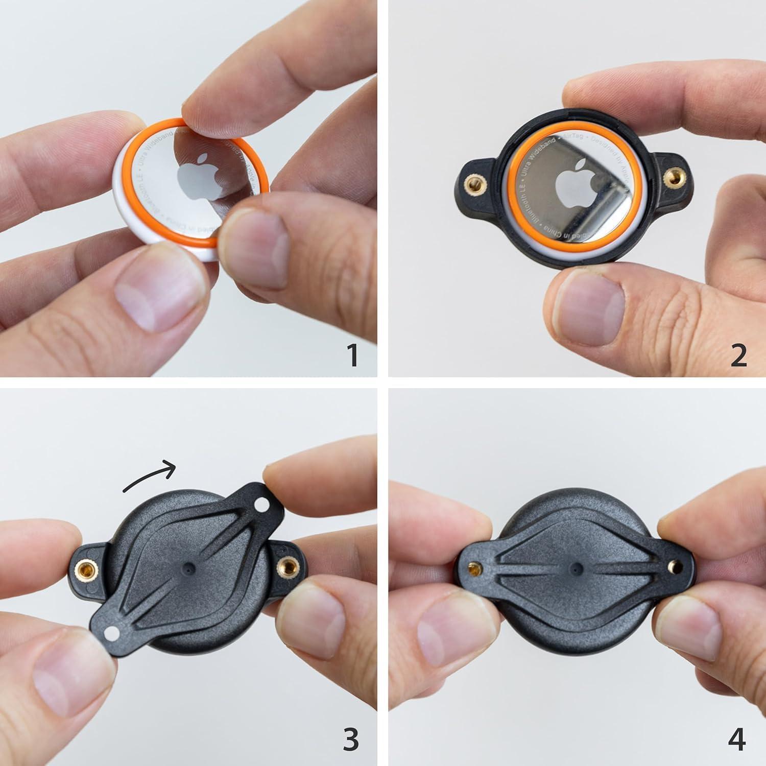 Correa Compacta Elevation Lab para AirTag - Paquete de 2