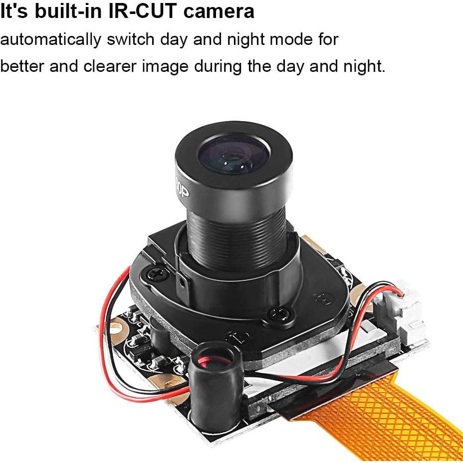Módulo de Cámara Aokin 5MP IR-Cut para Raspberry Pi 2/3