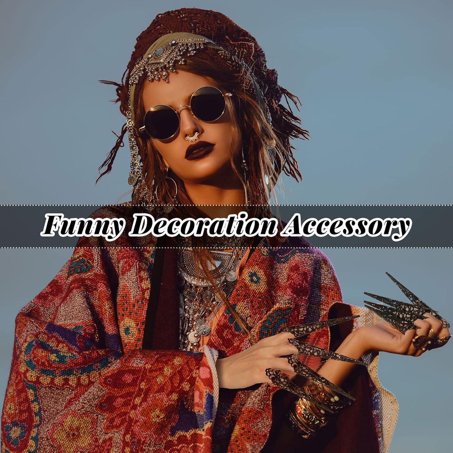 20 Anillos de Garra de Uña Leelosp para Cosplay Halloween