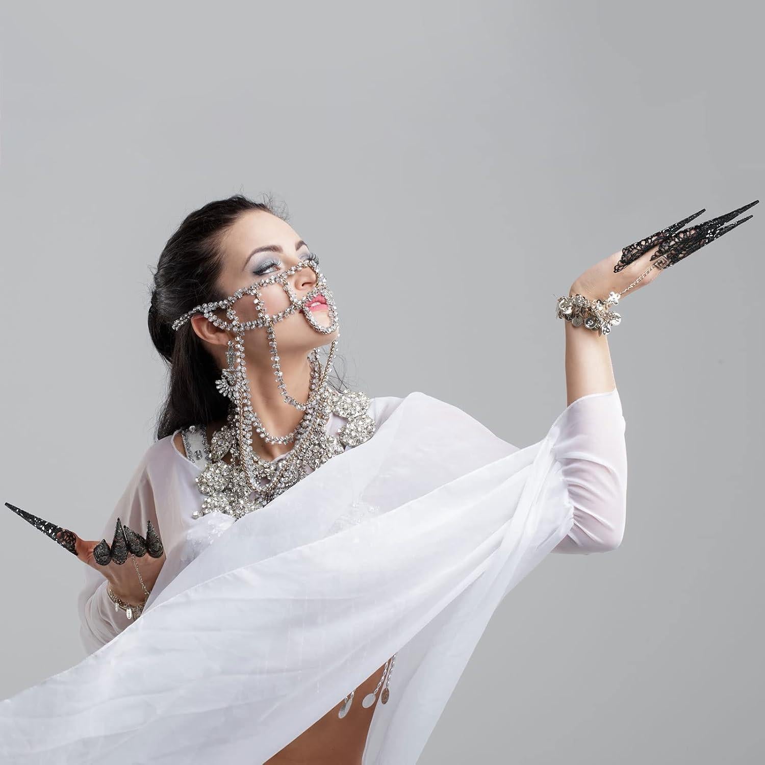 20 Anillos de Garra de Uña Leelosp para Cosplay Halloween