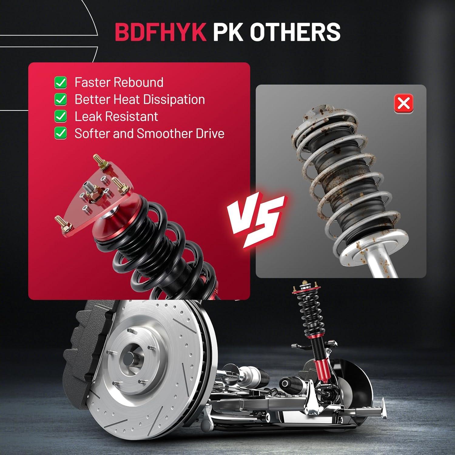 Coilovers BDFHYK para Mazda 3 2004-2013, Altura Ajustable