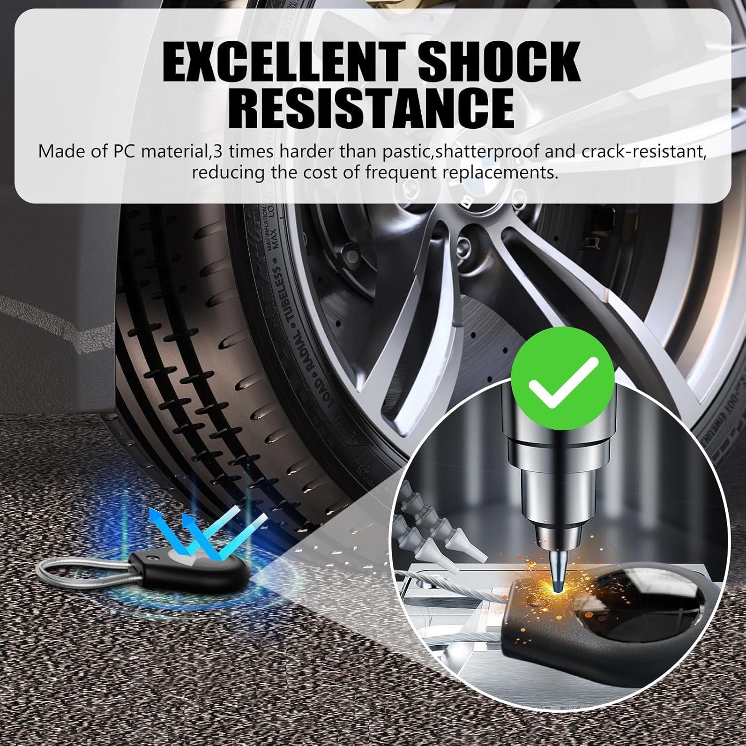 Soporte de Llavero Impermeable Ekoonpft para AirTag - Negro