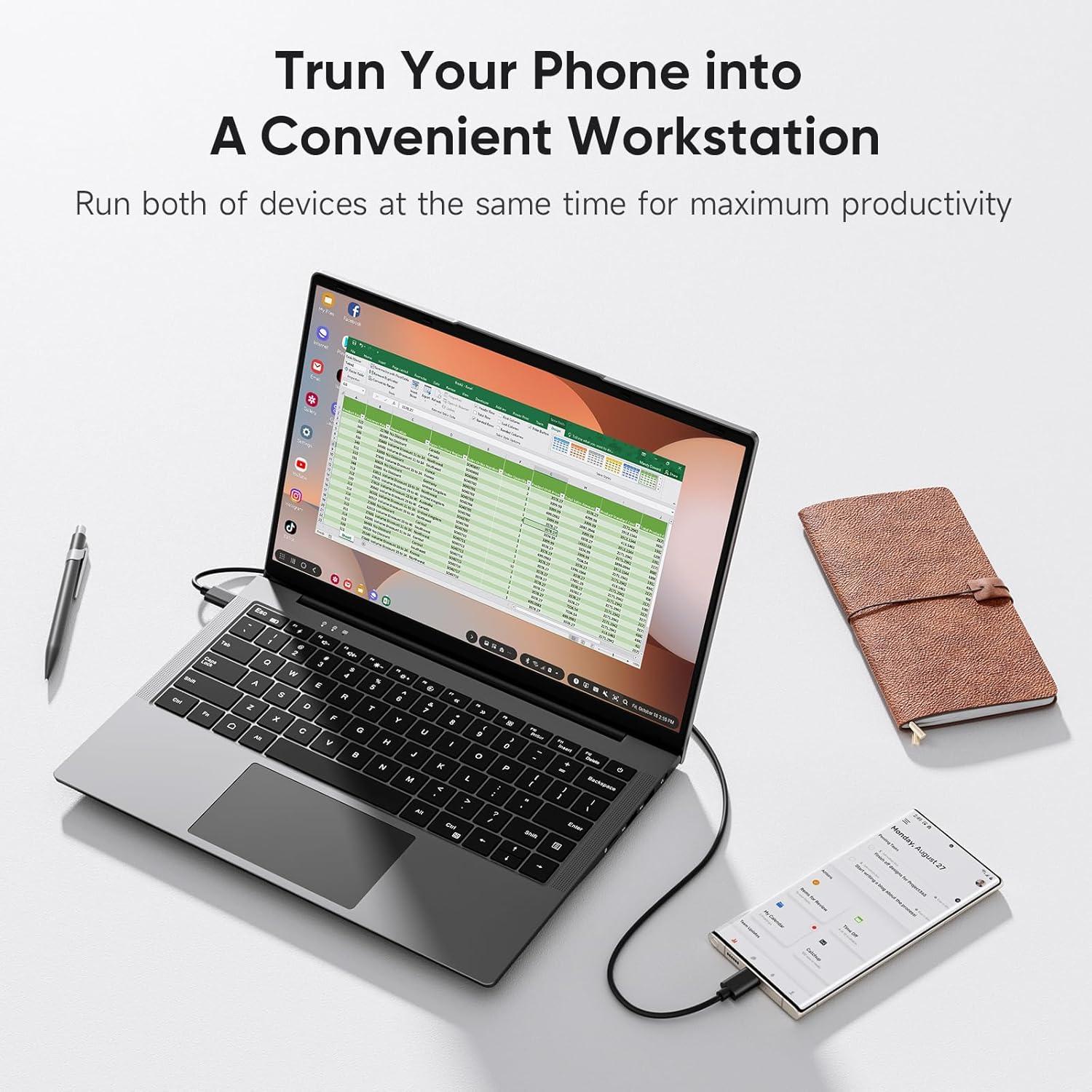 Monitor Portátil Dopesplay 14.1" 1200P con Teclado y Batería