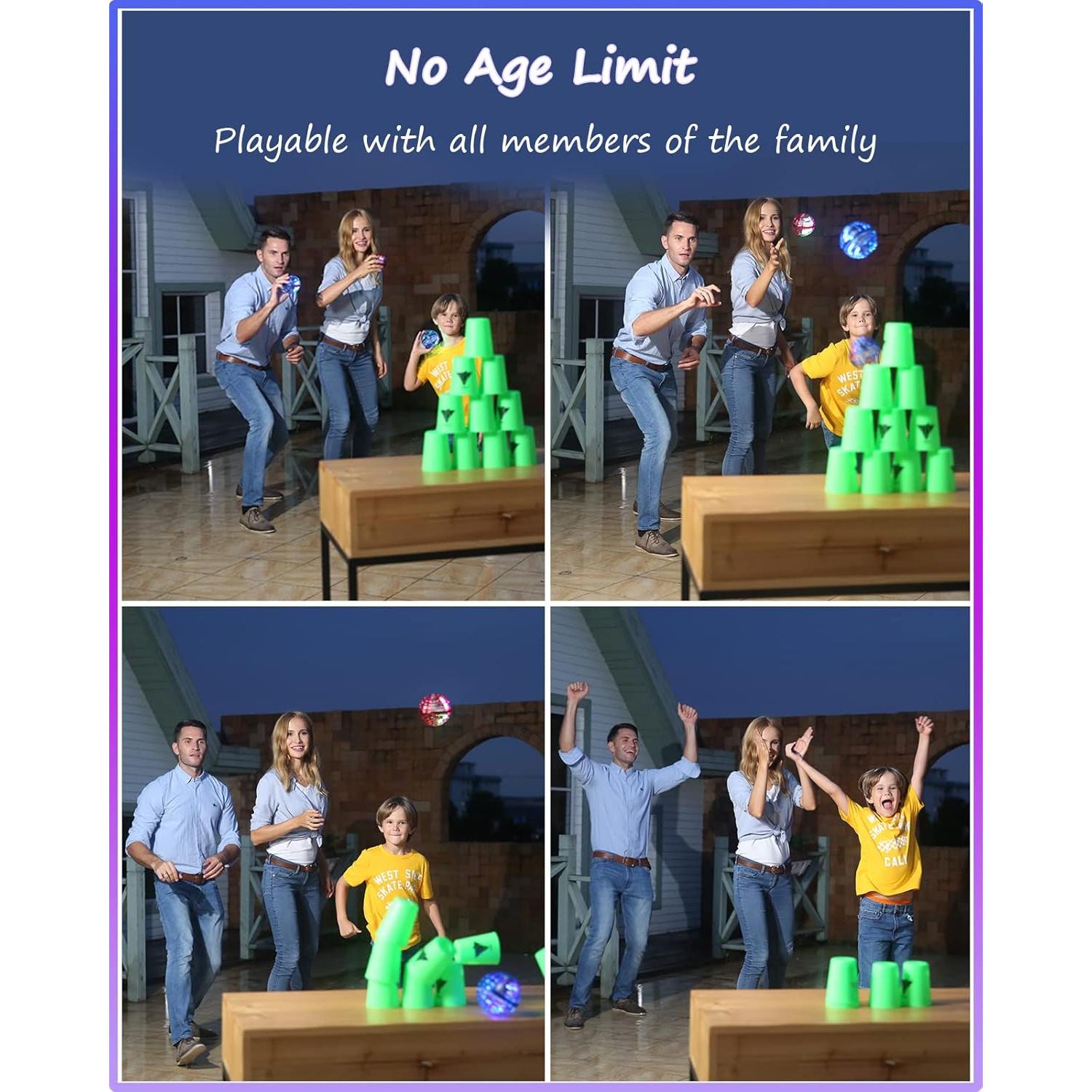 Bola Voladora ATHLERIA con Luces RGB, Dron Flotante