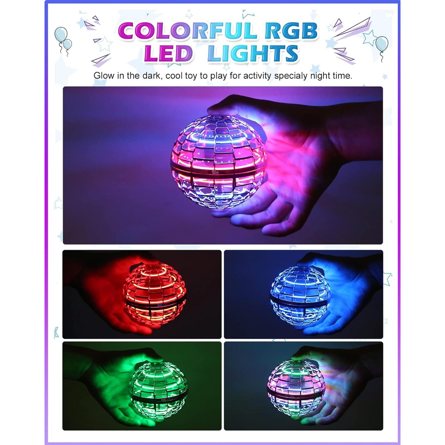 Bola Voladora ATHLERIA con Luces RGB, Dron Flotante