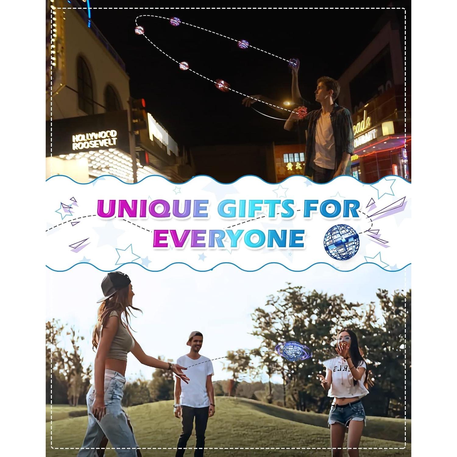 Bola Voladora ATHLERIA con Luces RGB, Dron Flotante