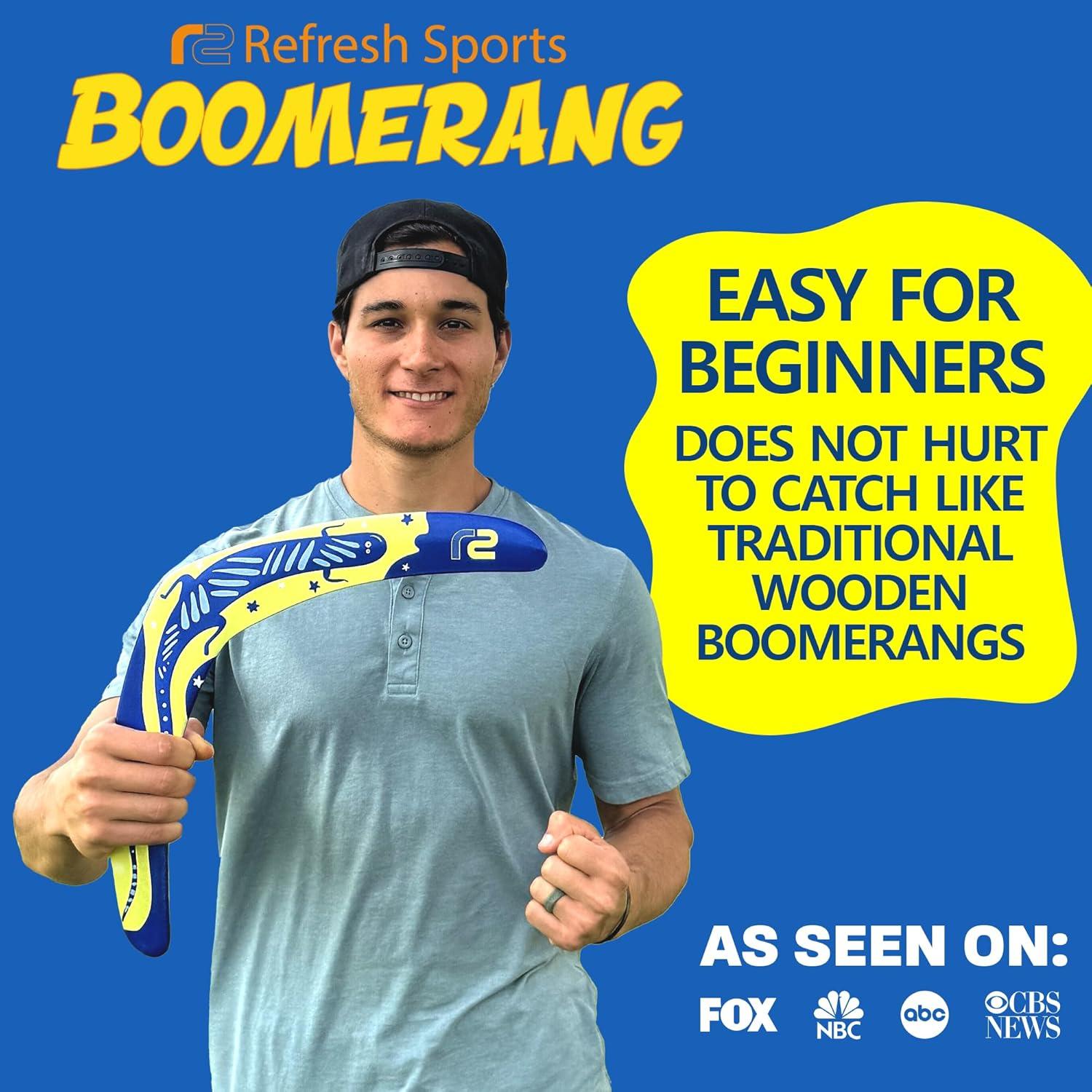 Boomerang Refresh Sports Azul - Espuma EVA para Niños y Adultos