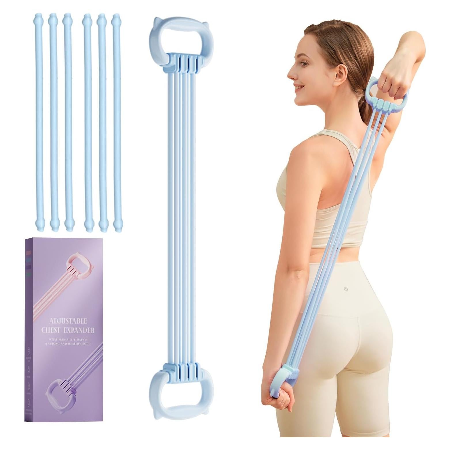 Bandas de Resistencia KZ-ADRP 6 Tubos Ajustables para Fitness