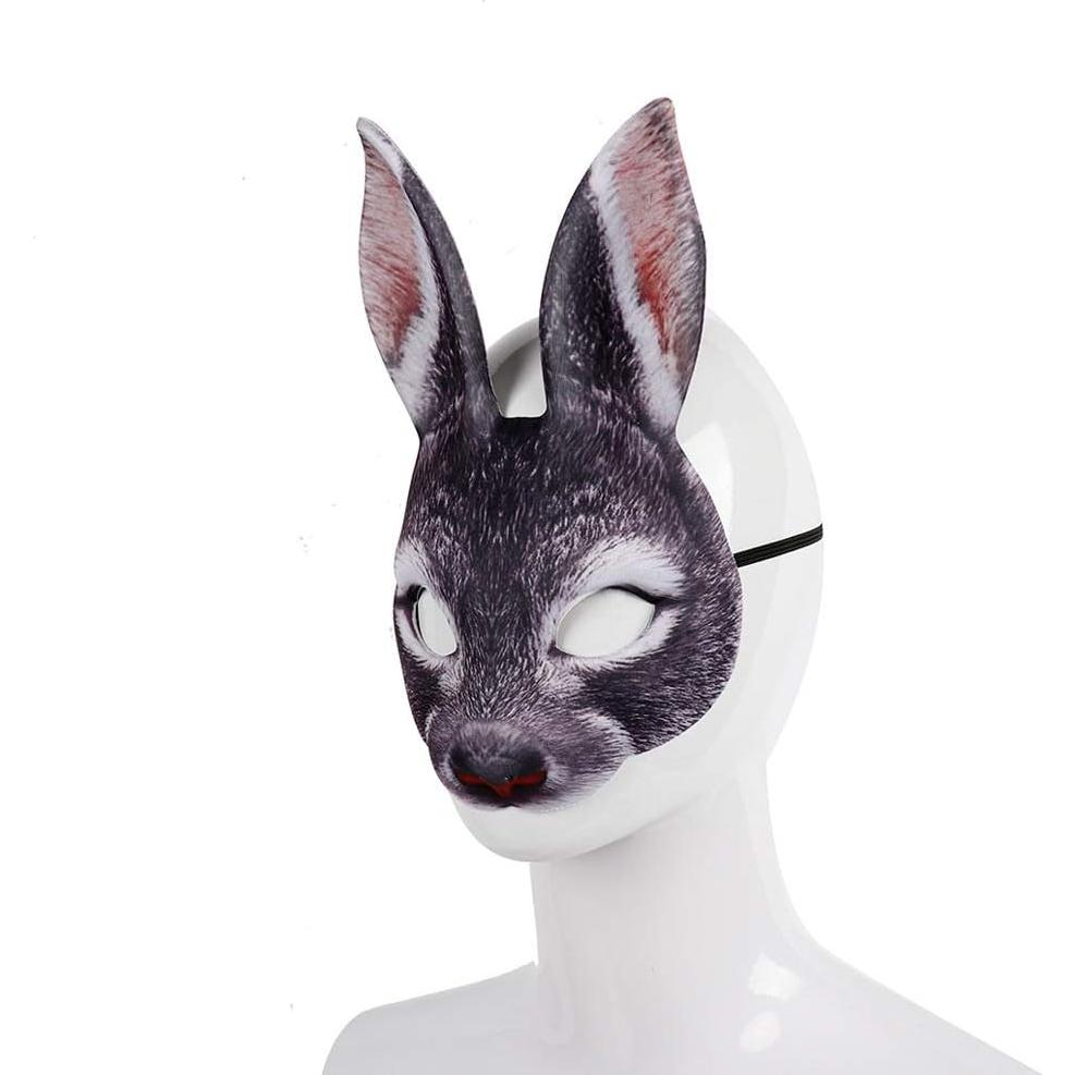 Máscara de Conejo de Halloween Hosfairy - Talla Única
