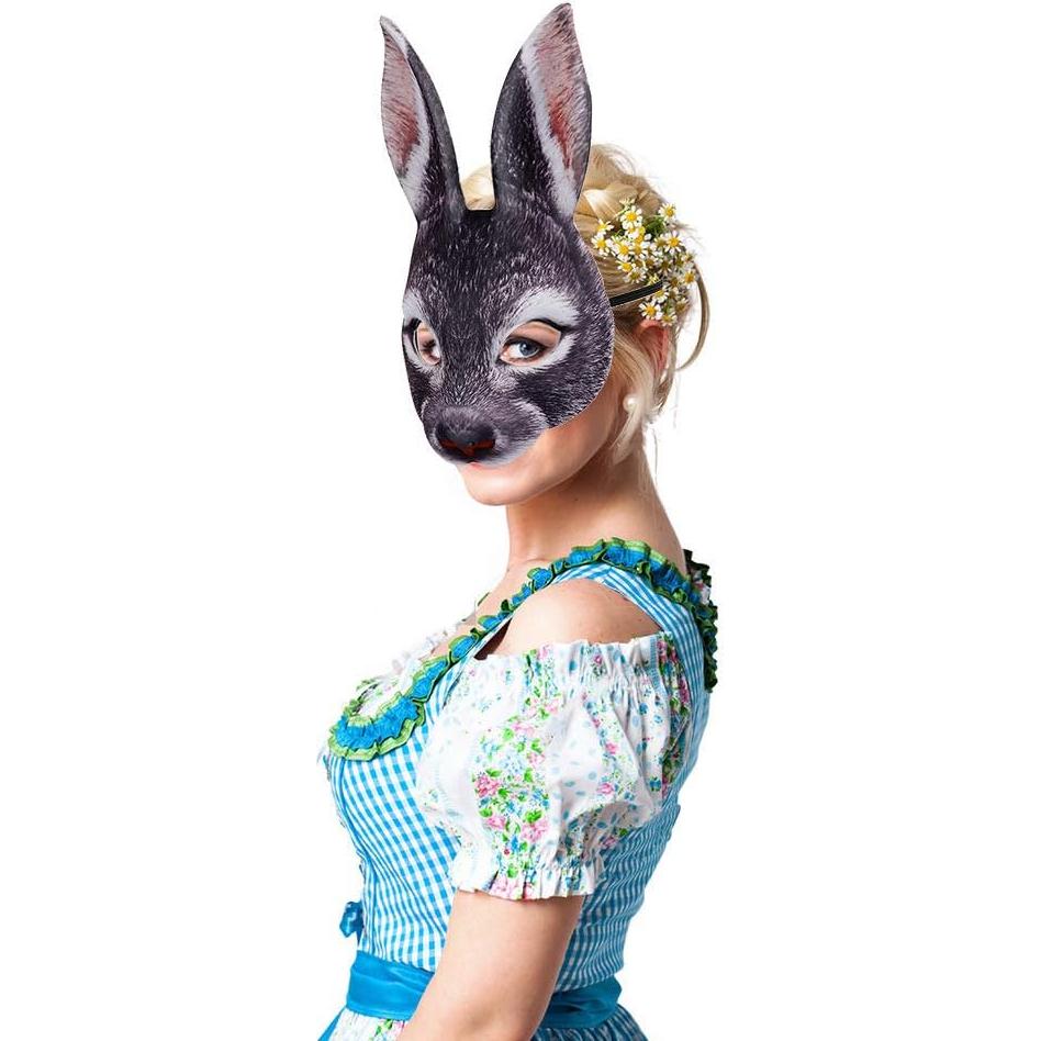 Máscara de Conejo de Halloween Hosfairy - Talla Única