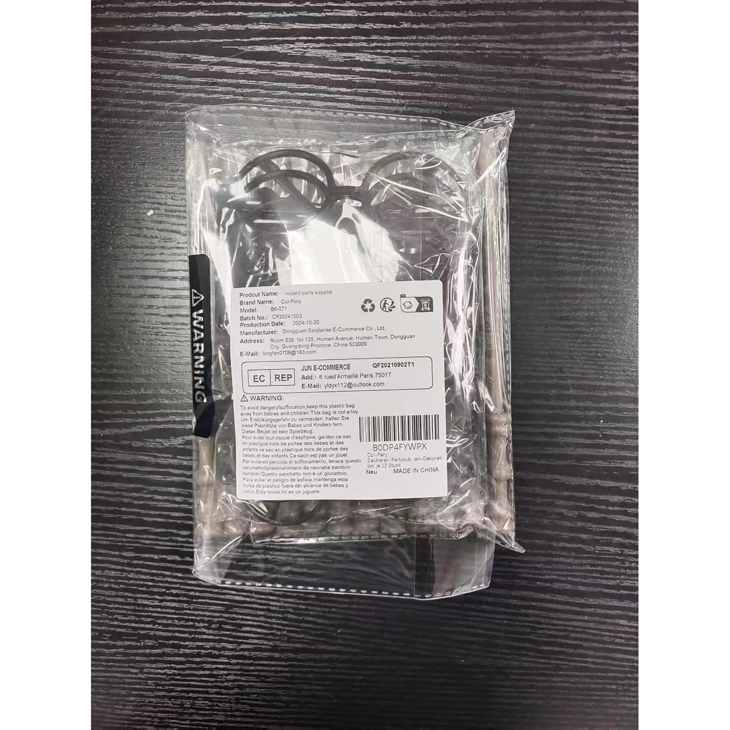 Juego de Fiesta de Cosplay 12pcs - Gafas y Lápices Varita