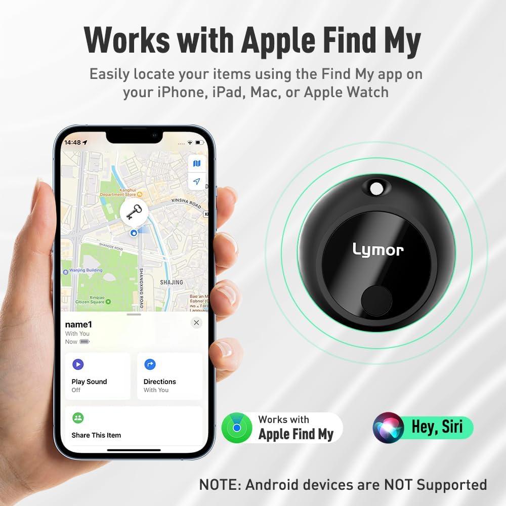 AirTag Lymor Localizador Bluetooth para Llaves y Equipaje - Paquete de 4