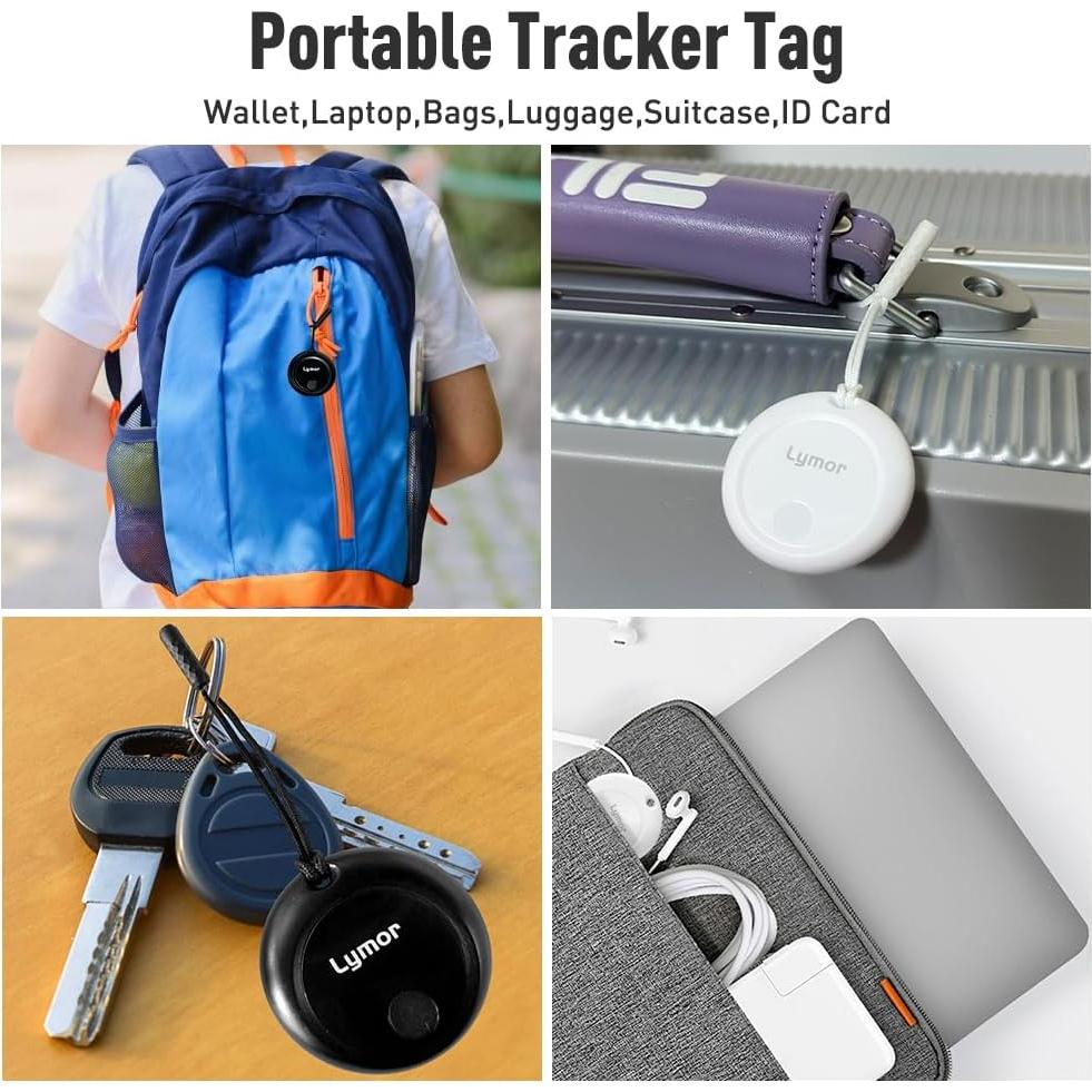 AirTag Lymor Localizador Bluetooth para Llaves y Equipaje - Paquete de 4