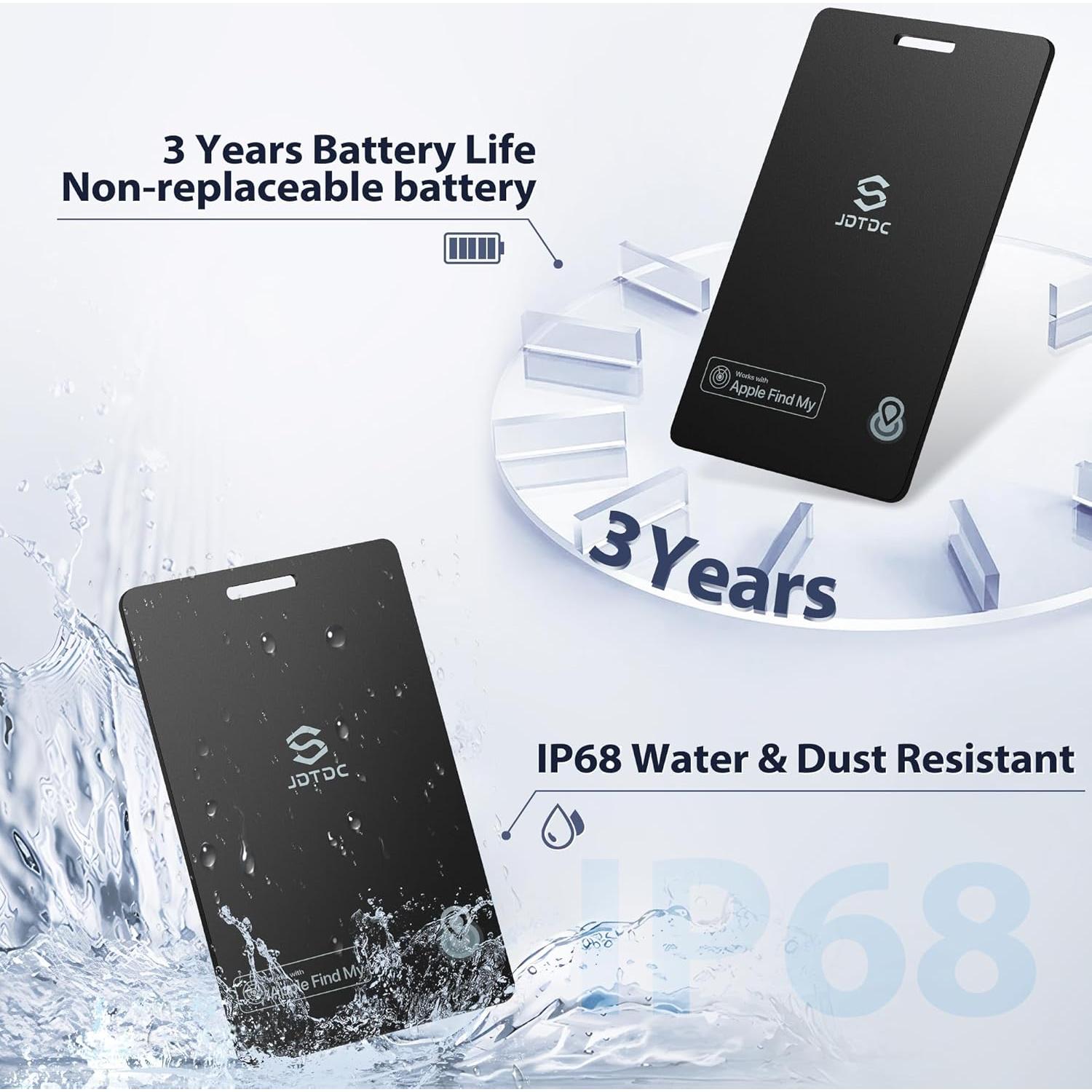 Tarjeta Localizadora de Cartera JSL JDTDC IP68 para iOS