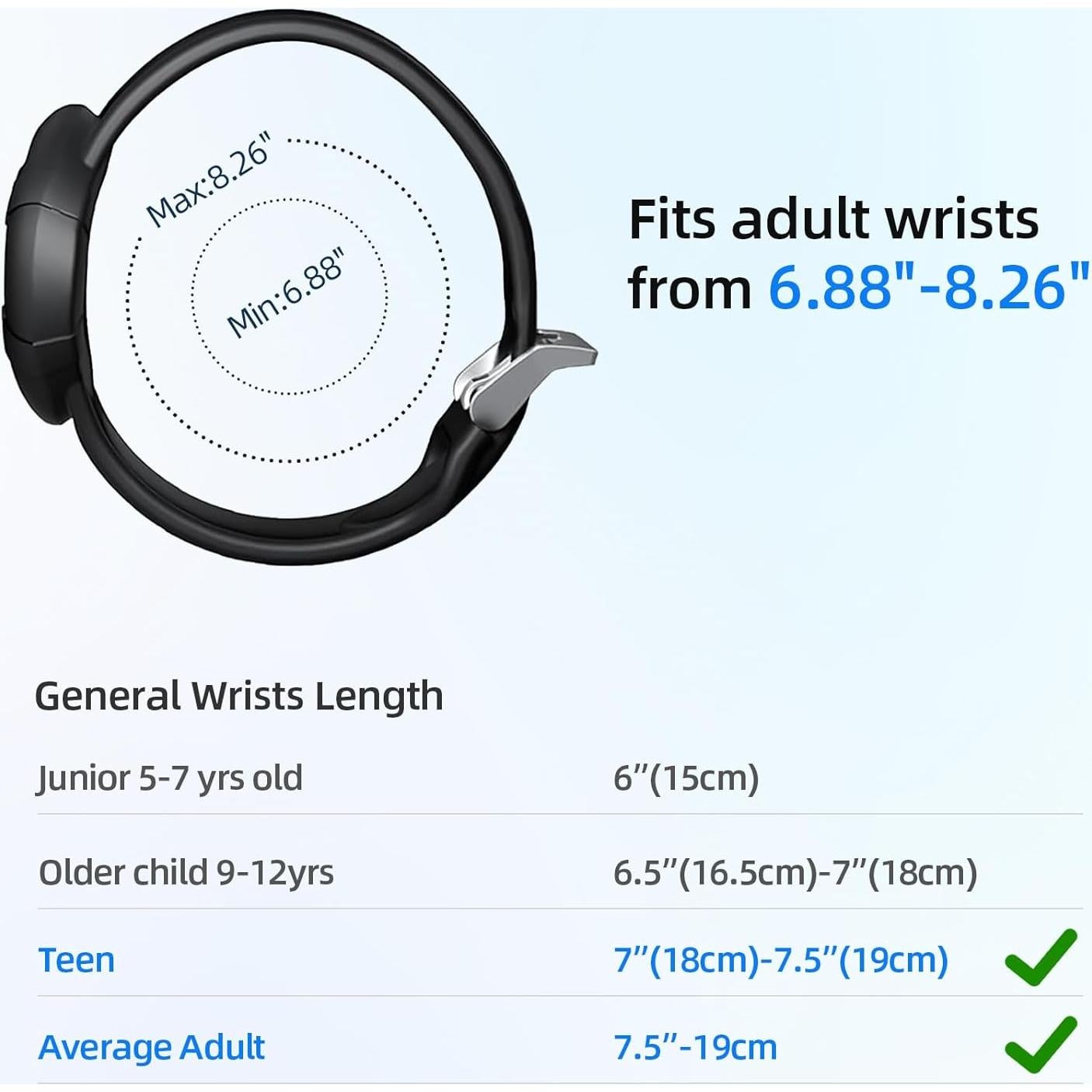 Pulsera de Silicona Suave NewJourney para AirTag - Negro