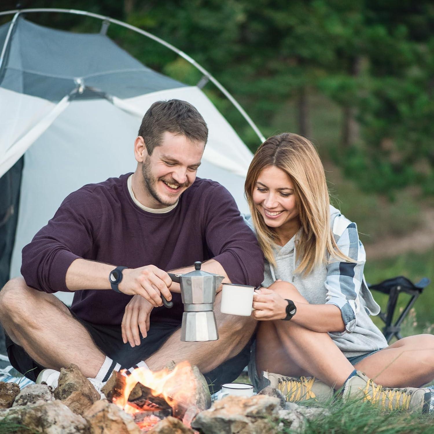 Pulsera de Silicona Suave NewJourney para AirTag - Negro