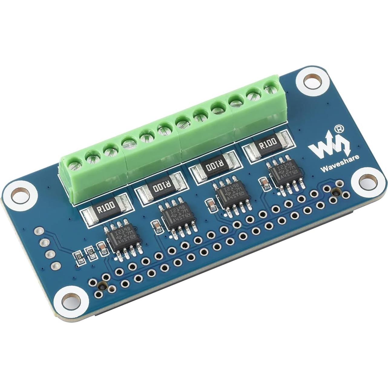 Monitor de Corriente y Voltaje HAT Waveshare para Raspberry Pi