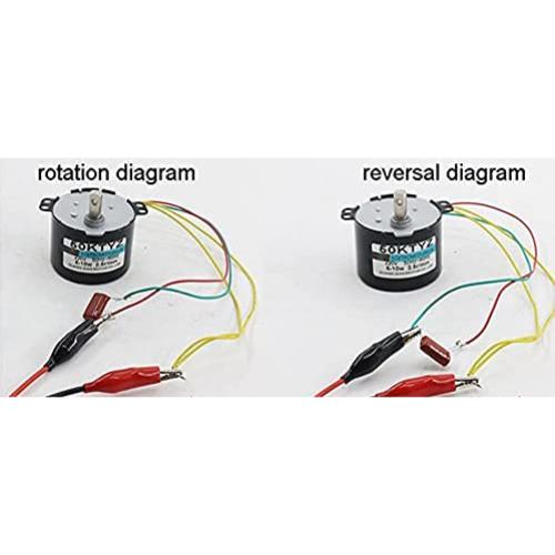 Motor Síncrono AC Bringsmart 110V 1rpm Bajo Ruido 50x38mm